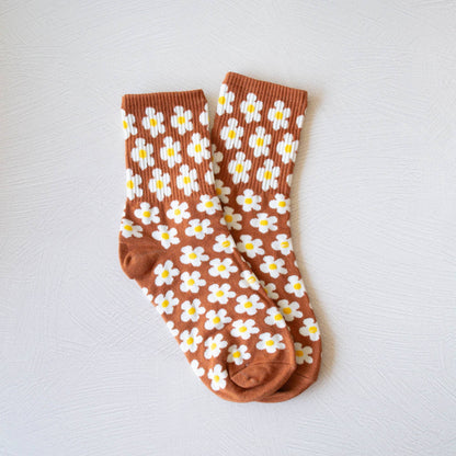 Full of Daisy Casual Socks - Set of Two