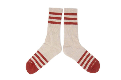 Heather Striped Socks