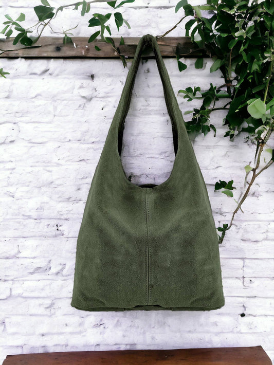 Silvia Suede leather bag