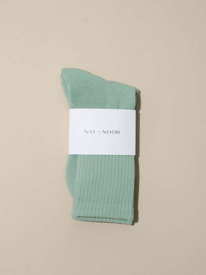 Cotton Blend Crew Socks, Assorted