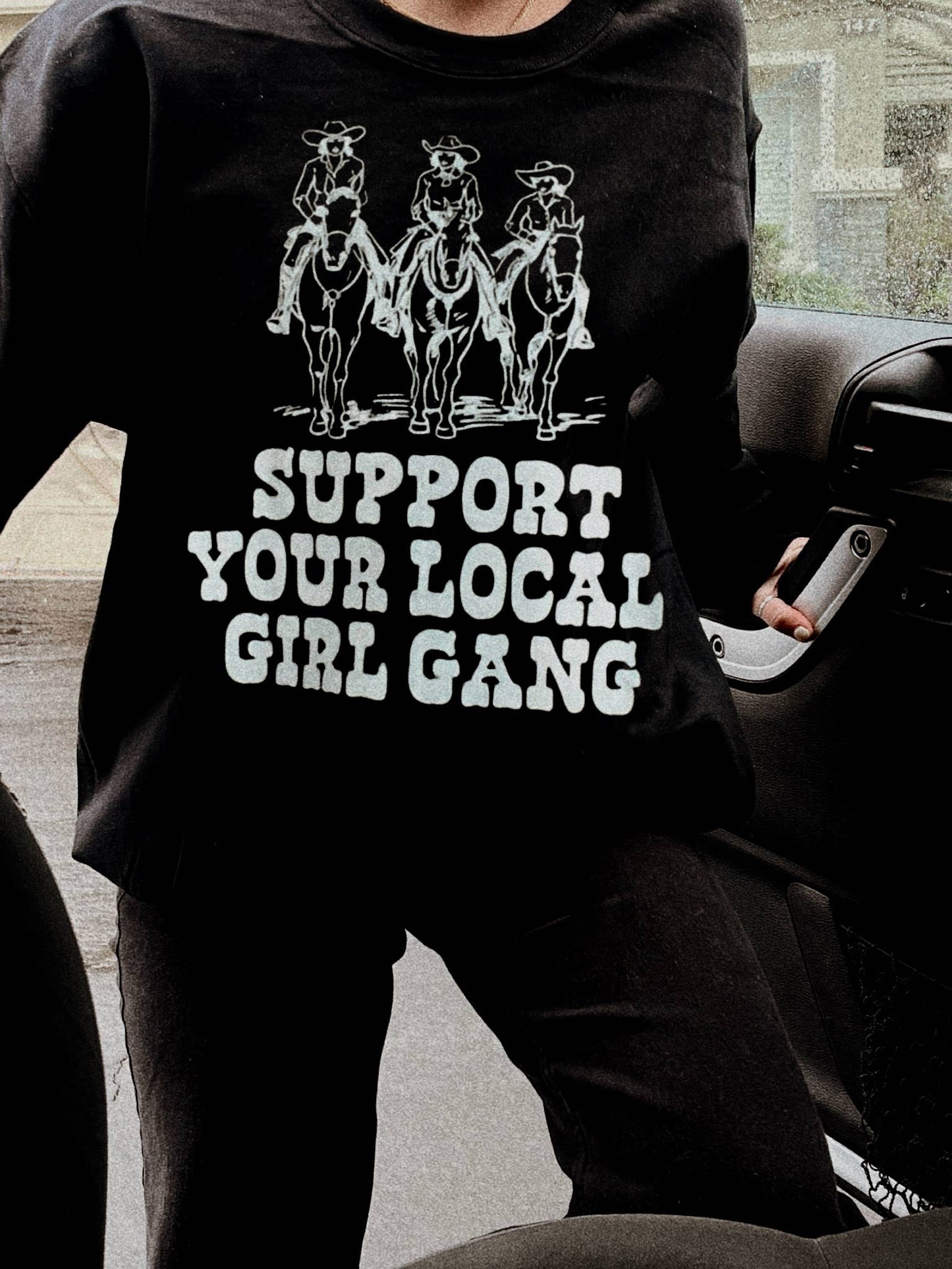 Support Your Local Girl Gang Crewneck