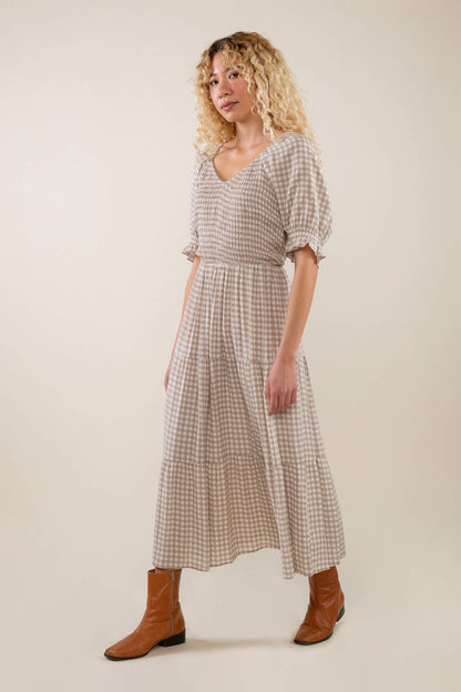 Jordan Gingham Dress