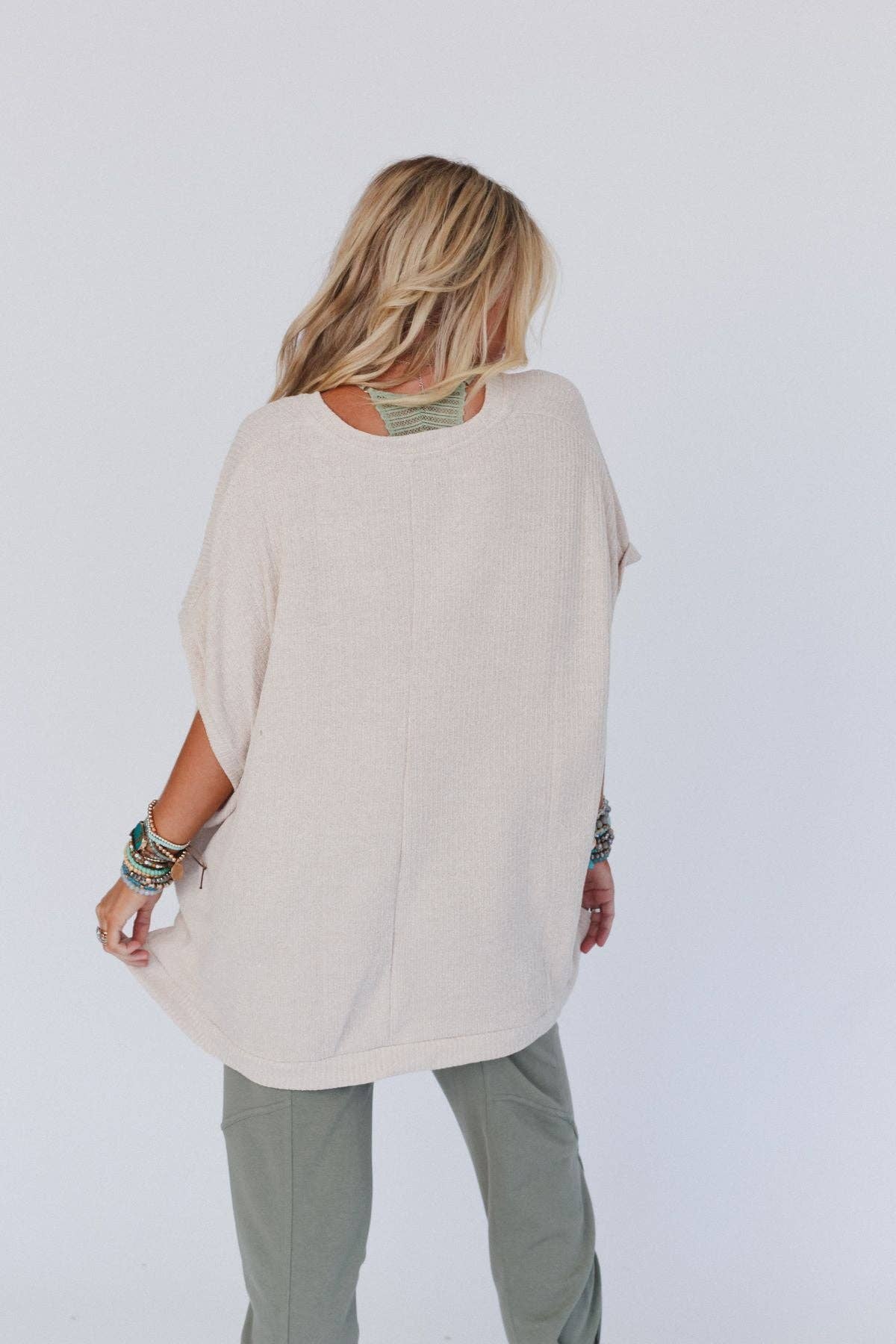 Rowan Oversized Ribbed Knit Top