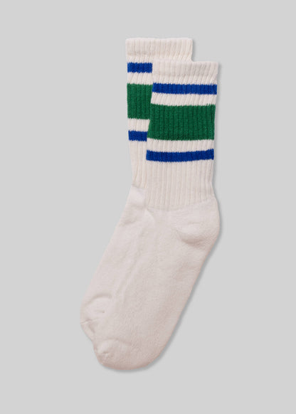 The Retro Stripe - Kelly Green/Royal Blue