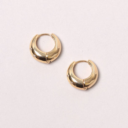 14K Gold-Dipped Bold Hoop Earring