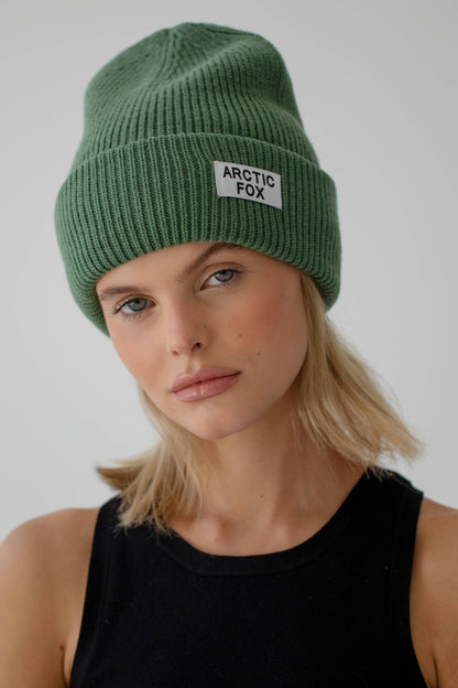 Recycled Bottle Beanie - Forest Fern - AW24