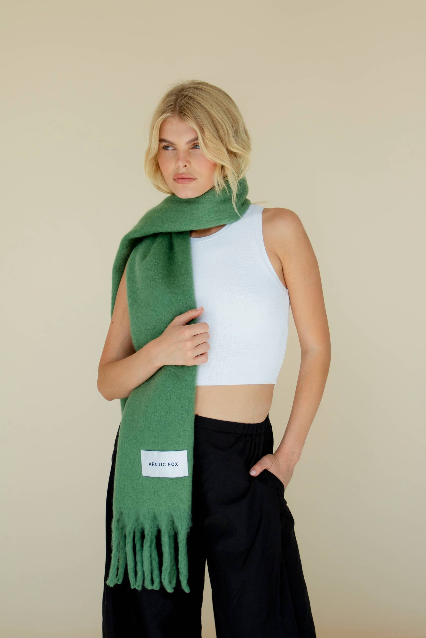 The Stockholm Scarf - 100% Recycled - Forest Fern - AW24