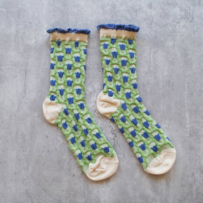 Romantic Floral Socks - Set of Two