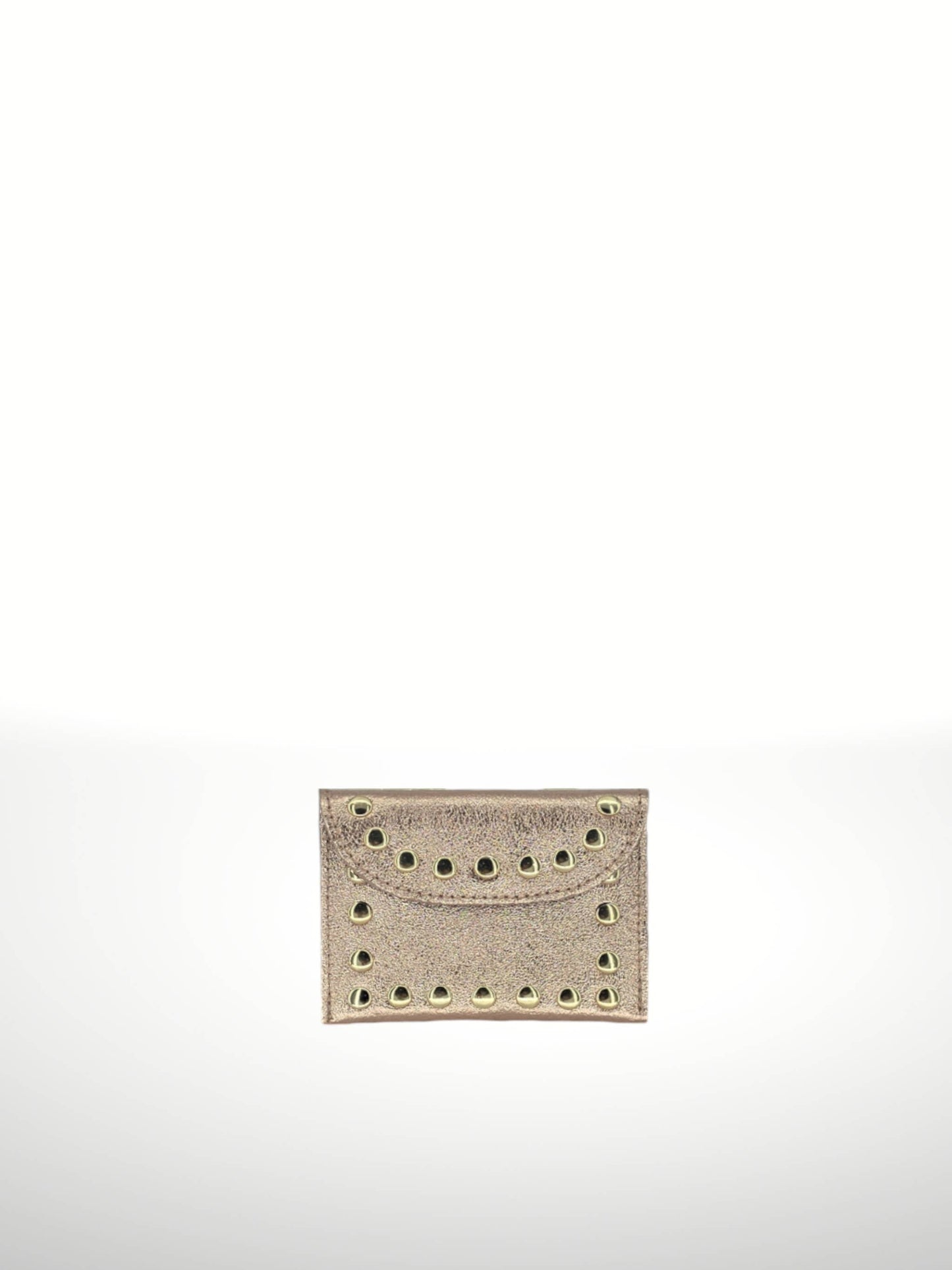 Petite Studded Clutch - Champagne