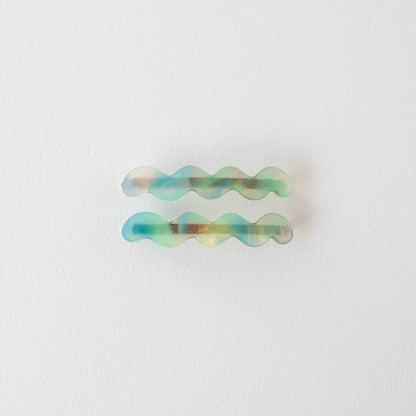 Eco Cloud Wave Slide Hair Pin Set