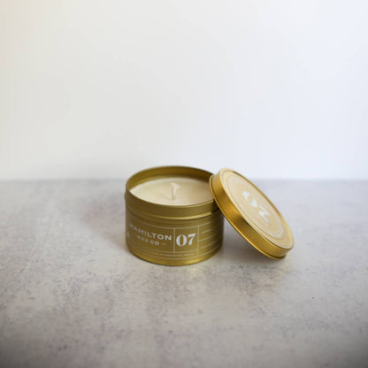 07 Leather & Teakwood - Gold Tin