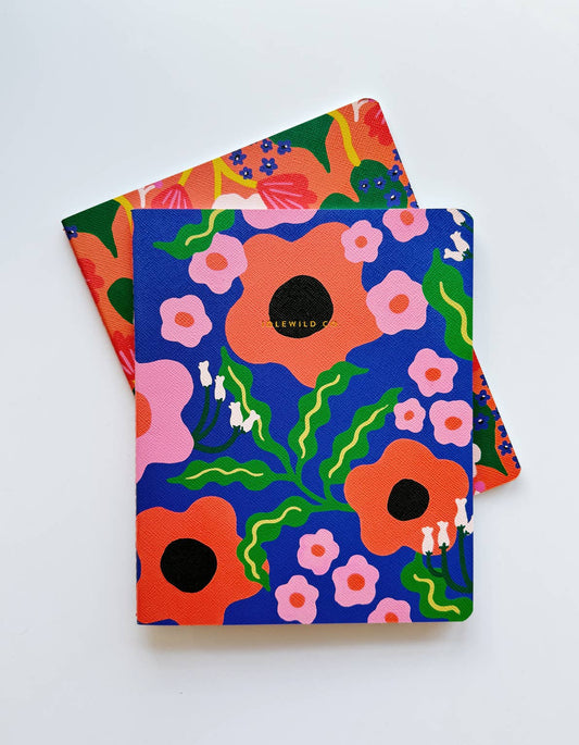 Wavy Daisy Notebook Duo