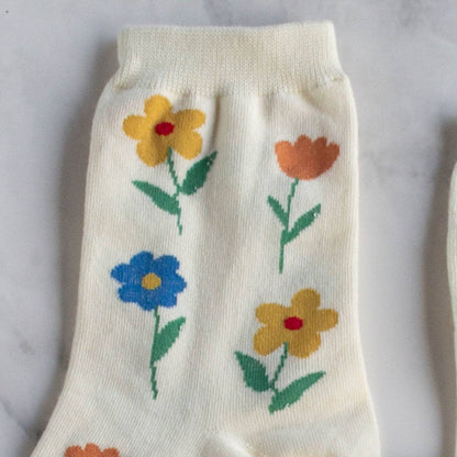 Favorite Flower Casual Socks - Set of Two