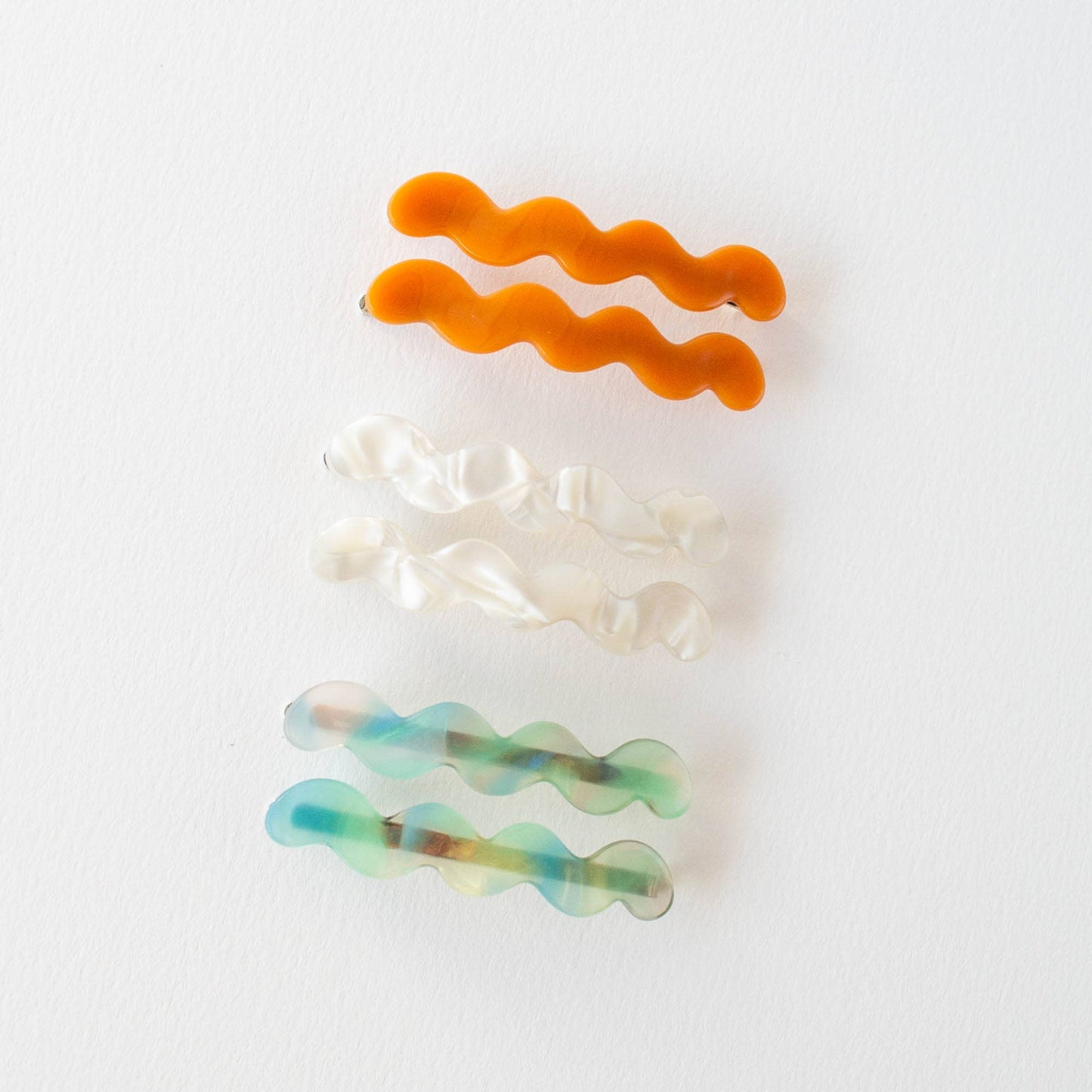 Eco Cloud Wave Slide Hair Pin Set