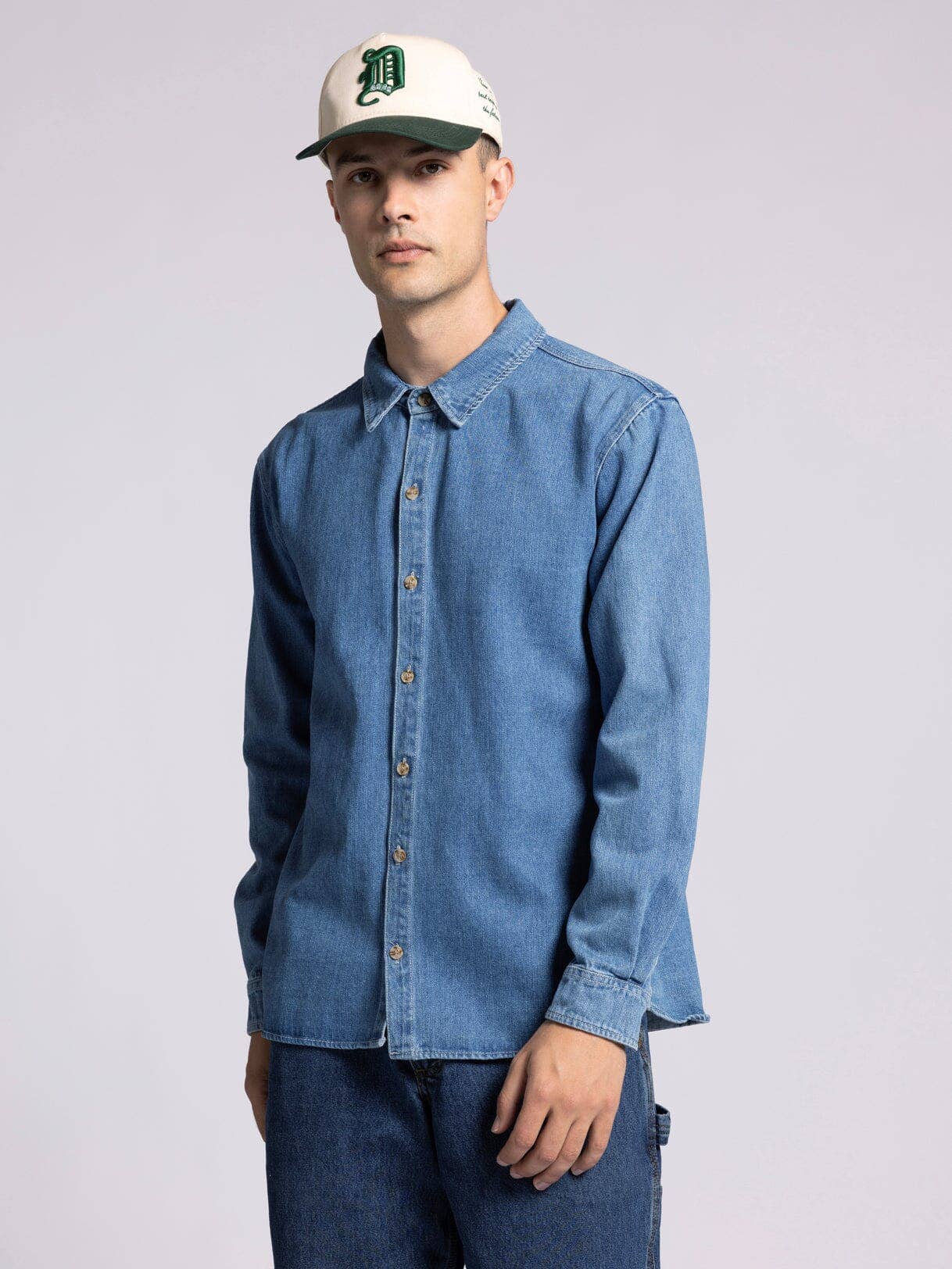 The Oakland Denim Button-Up