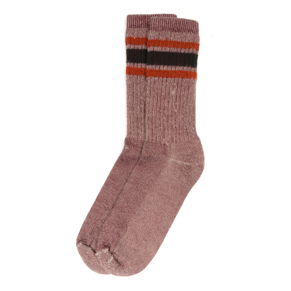 Merino Activity Socks in Maroon