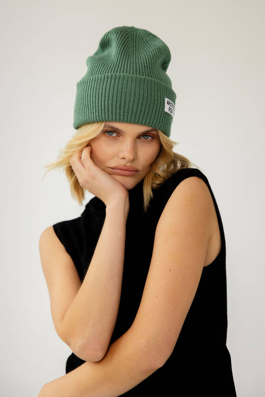 Recycled Bottle Beanie - Forest Fern - AW24