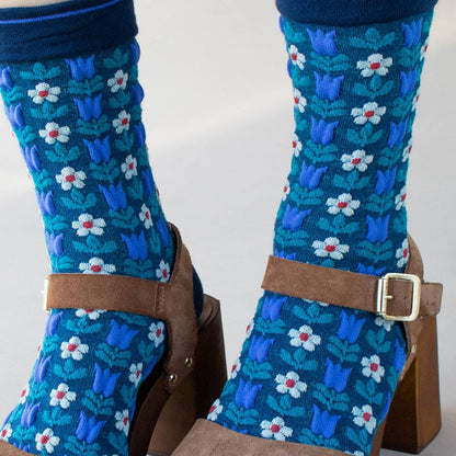 Romantic Floral Socks - Set of Two