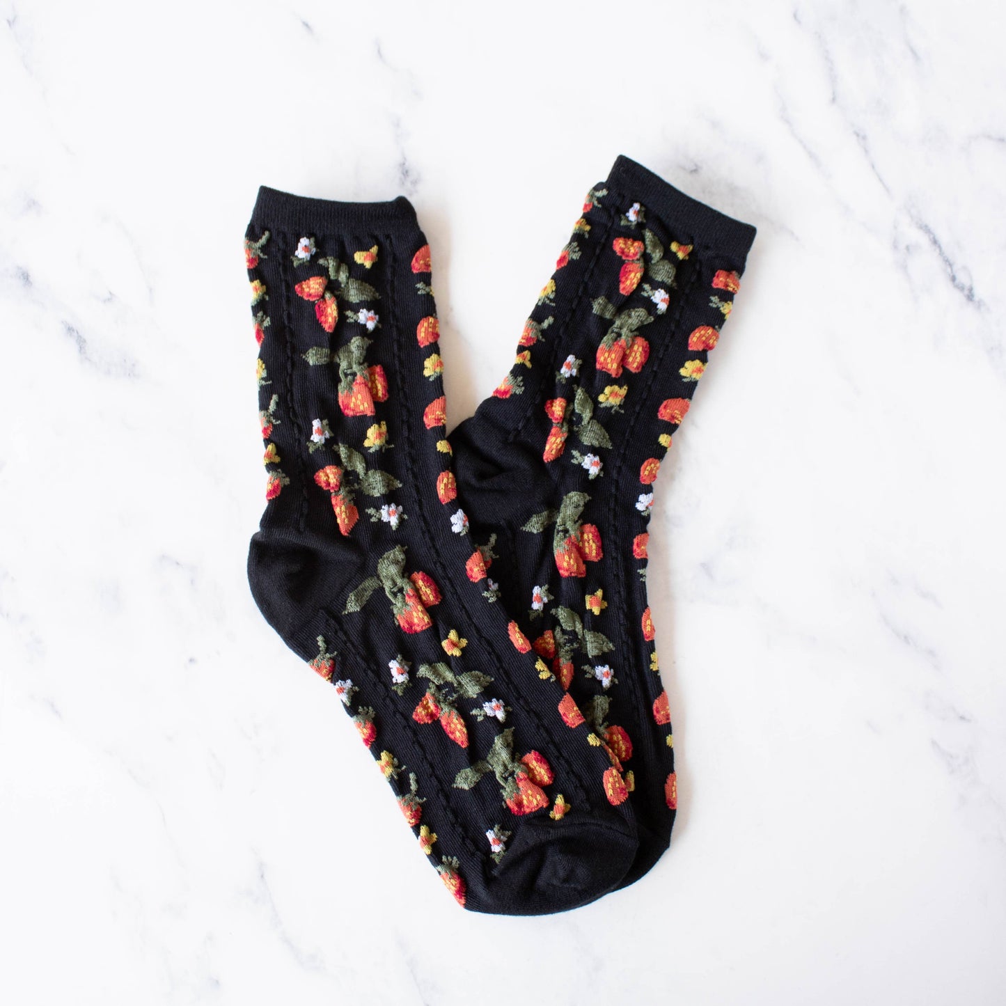 Strawberry Fields Casual Socks - Set of Two