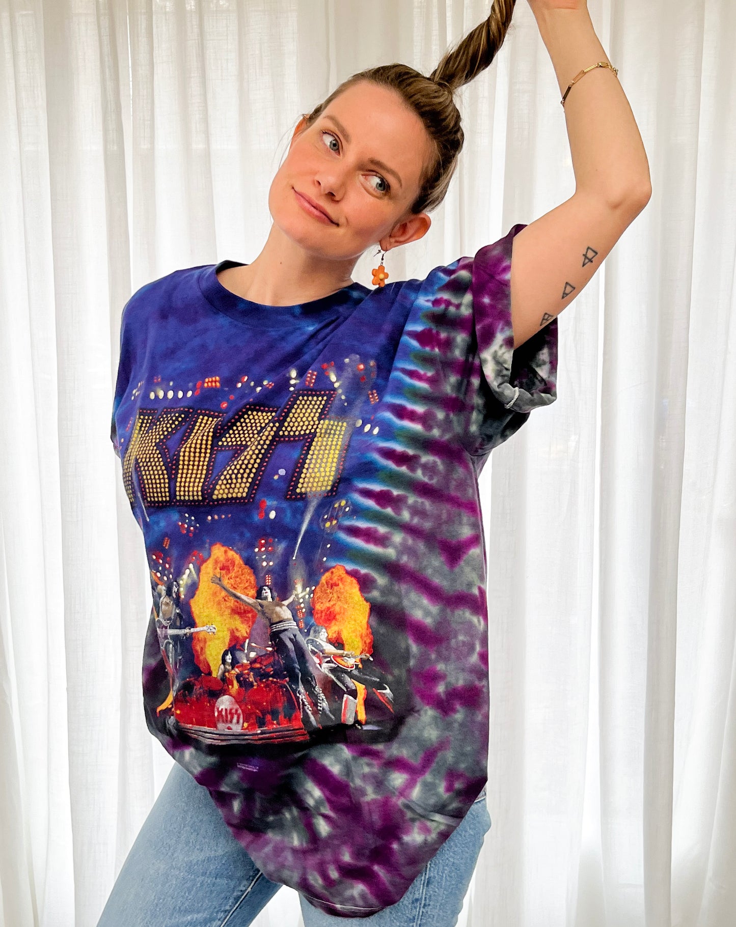 90s KISS Tie Dye Tee