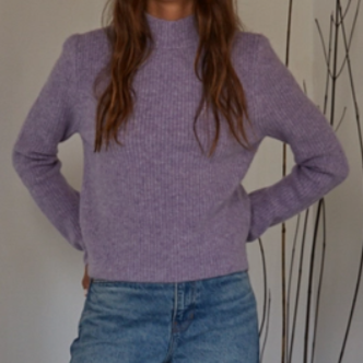 The Raine Pullover in Lavender