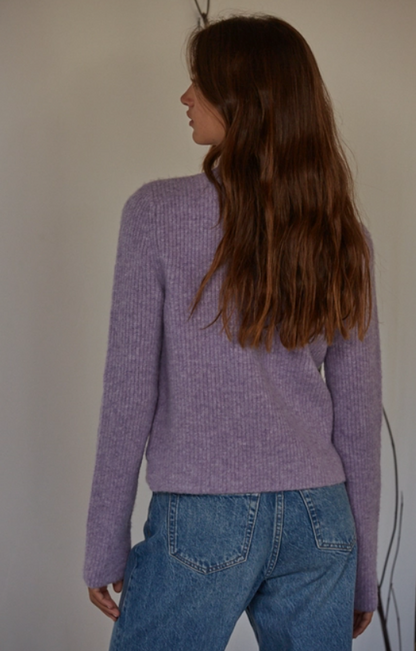 The Raine Pullover in Lavender