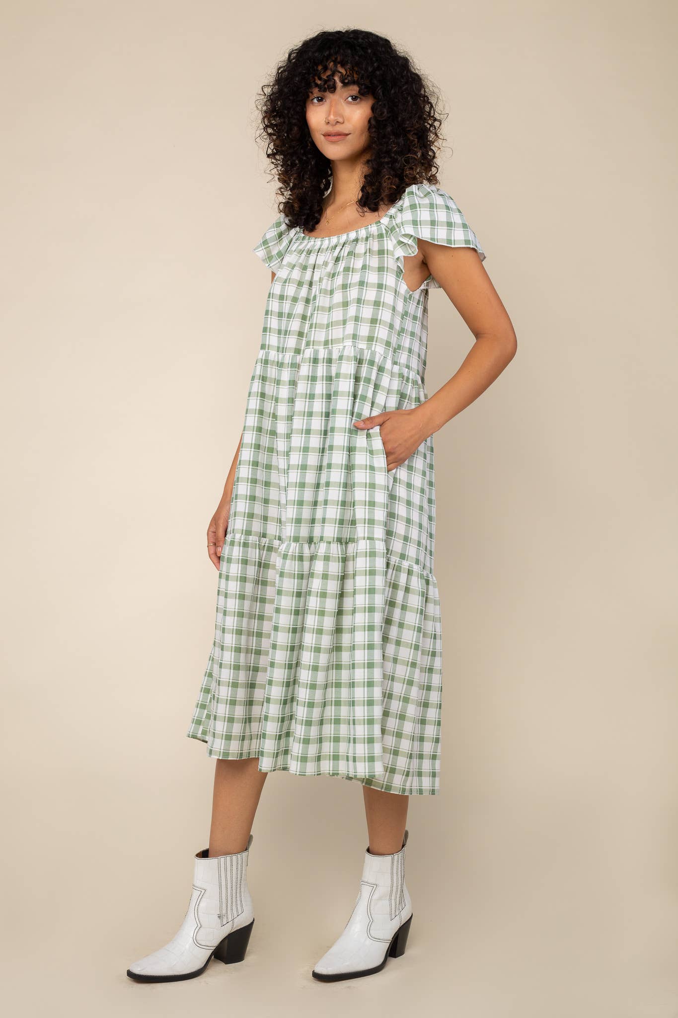 Hadley Plaid Dress