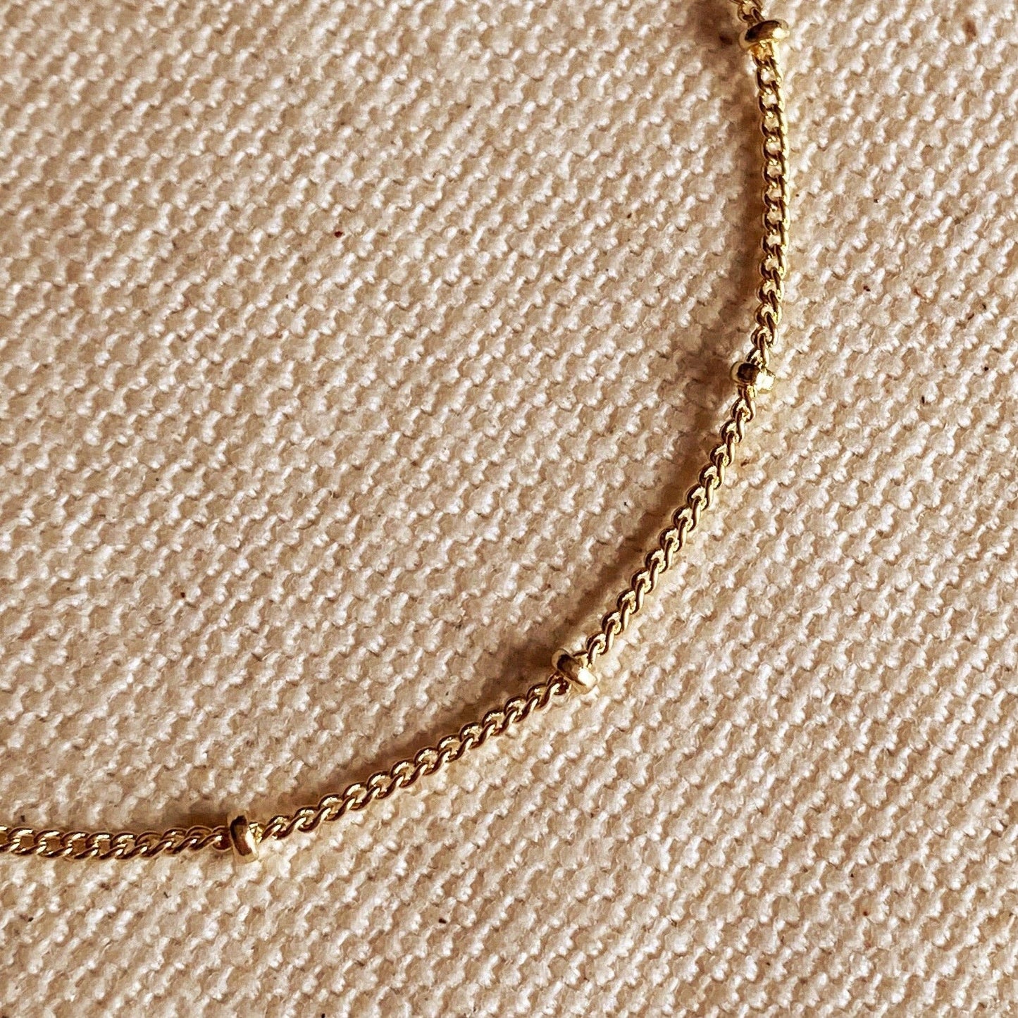 18k Gold Filled Satellite Bracelet