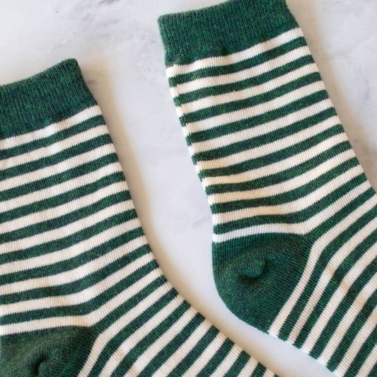 Thin Stripe Casual Socks - Set of Two