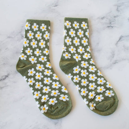 Full of Daisy Casual Socks - Set of Two