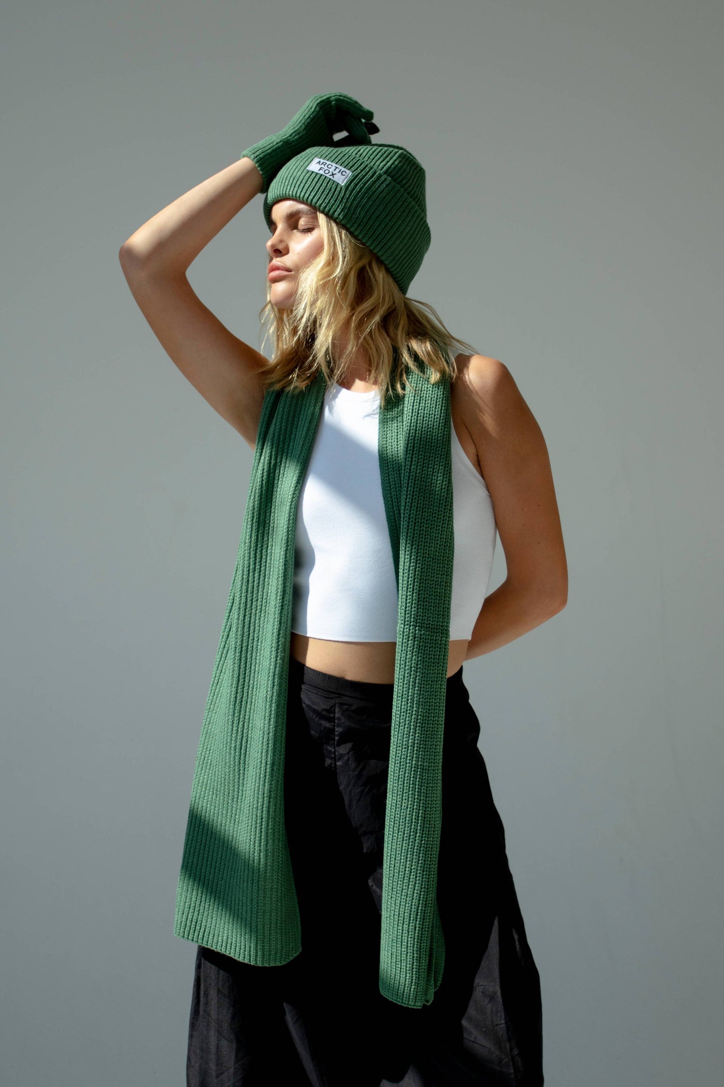 Recycled Bottle Beanie - Forest Fern - AW24