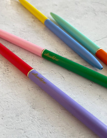 Slim Pens Set of Four | Duo-Tone Classic Rainbow