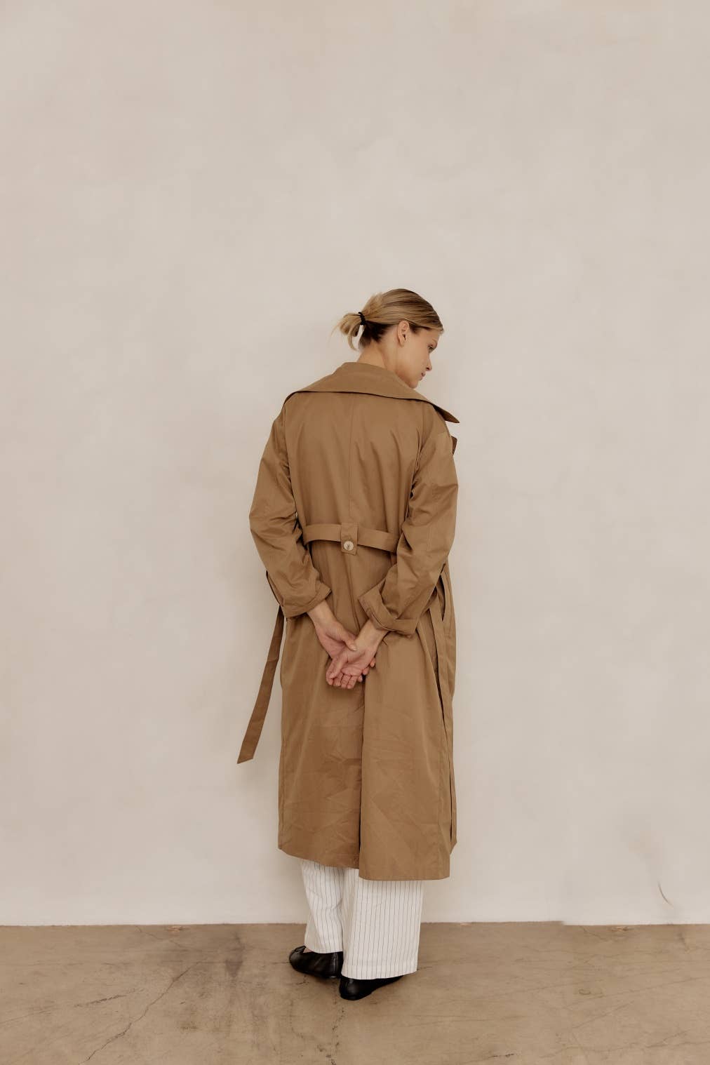 The Janie Coat | Midi Length Trench Coat