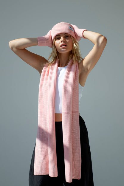 The Recycled Bottle Scarf - Pastel Pink