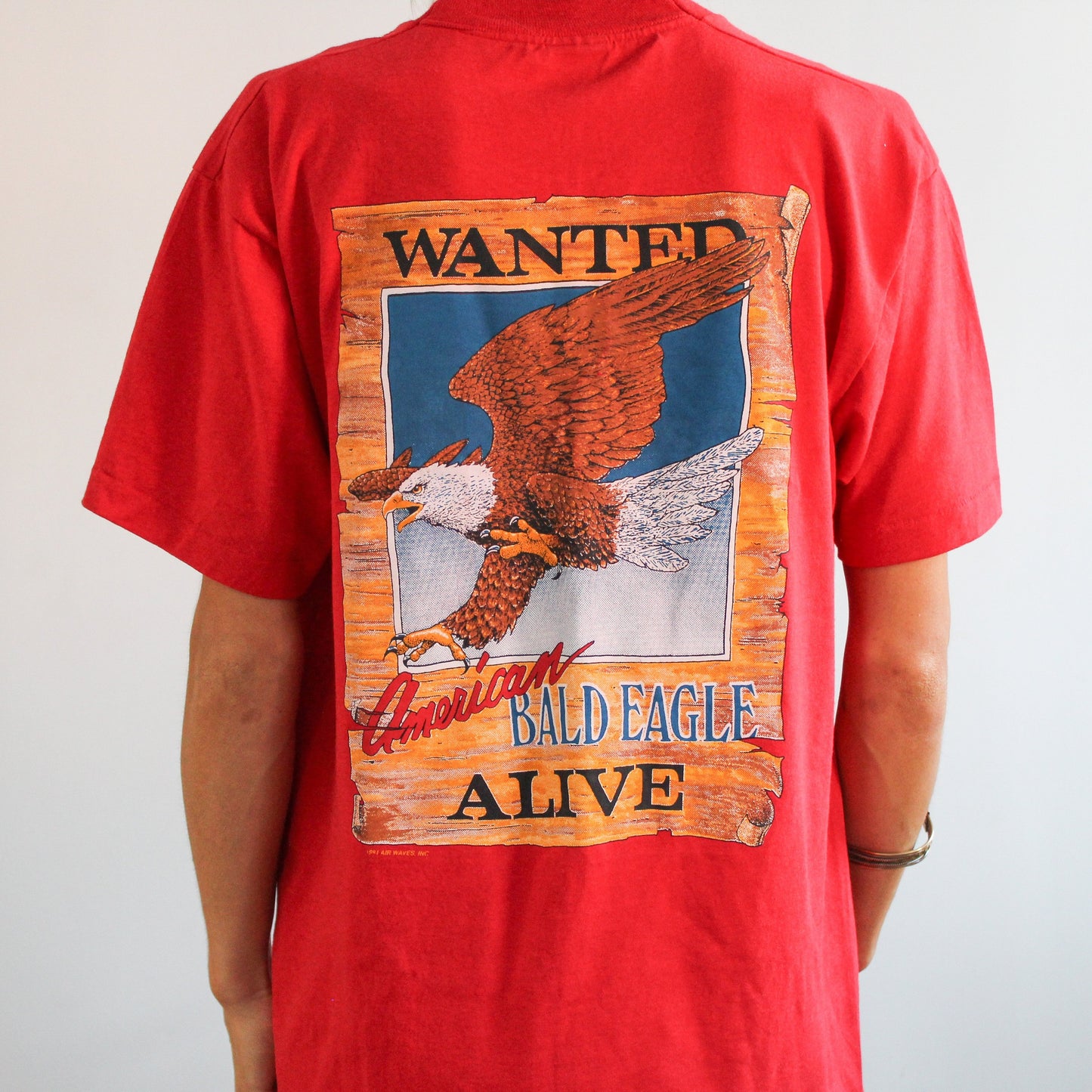 90s Bald Eagle Pocket Tee