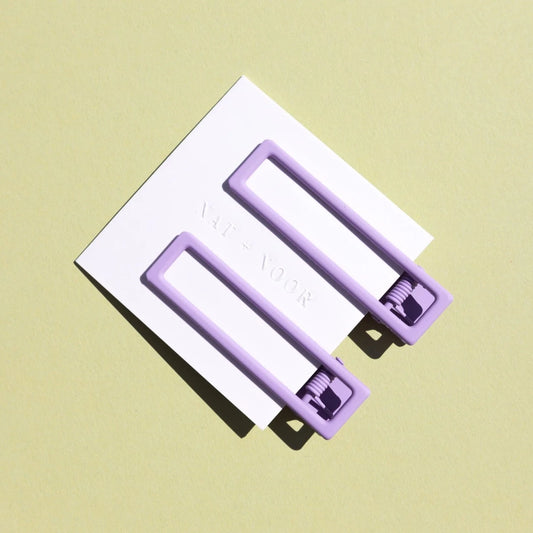 Lilac Lu Lu Hair Clips