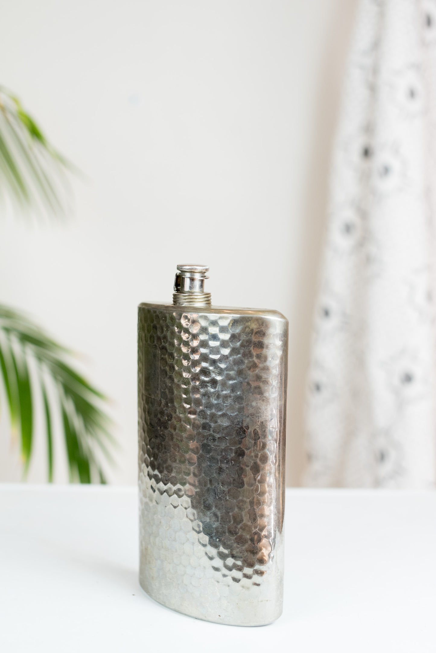 60s Dimpled Flask